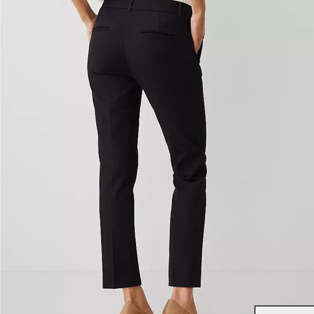 Ann Taylor Navy Ankle Midrise Pant